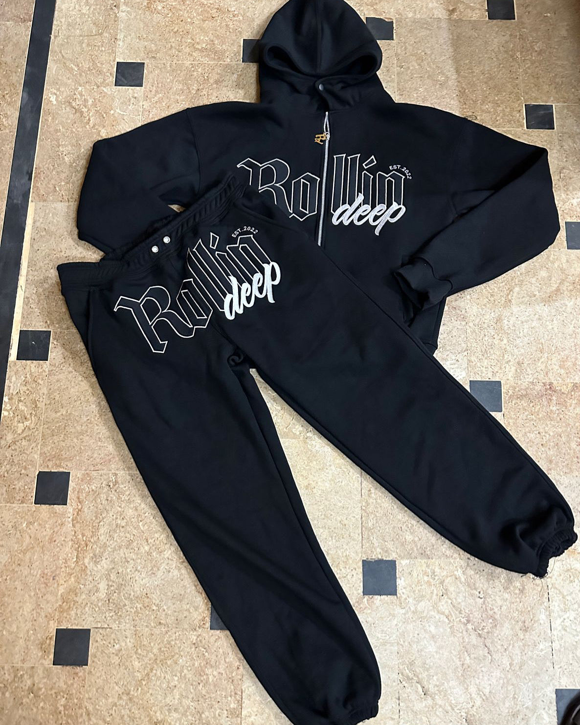 RollinDeep embroidered track pants